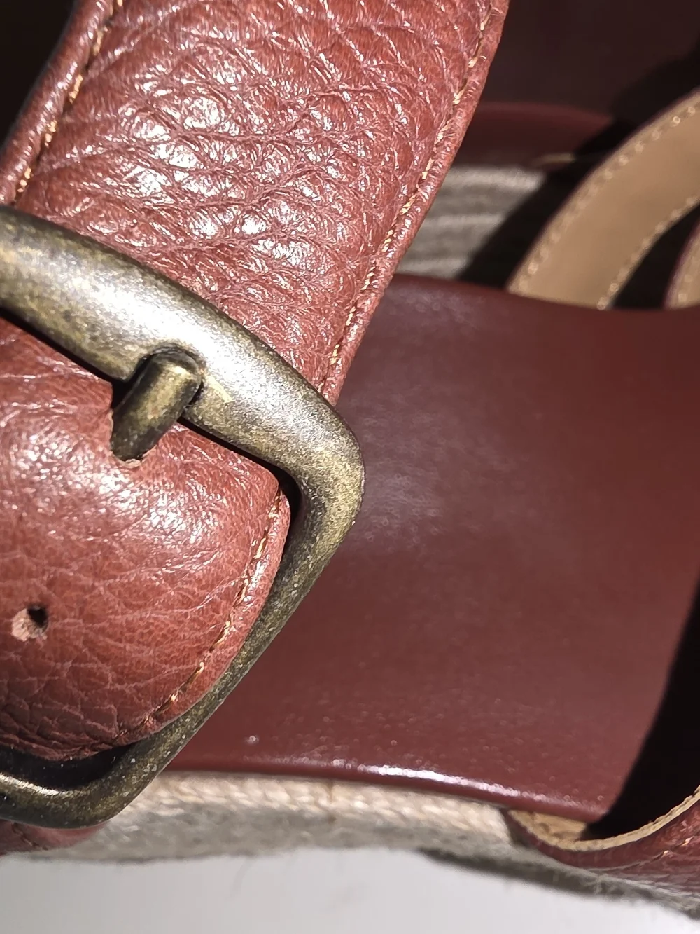 Vionic Burgundy/maroon l Braided-Strap Wedge Sandals